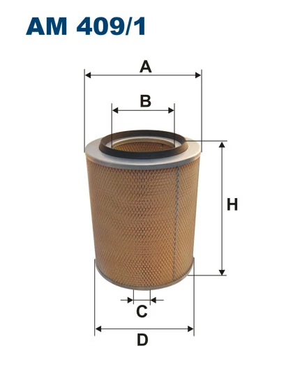 Повітряний фільтр, Filtron AM409/1