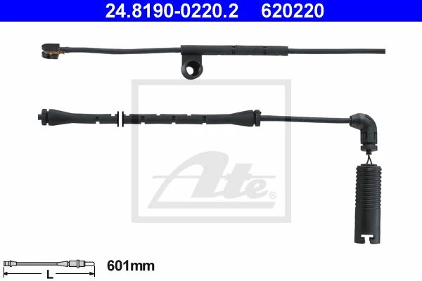 Конт. попер. сигналу, знос гальм. накл., Ate 24.8190-0220.2