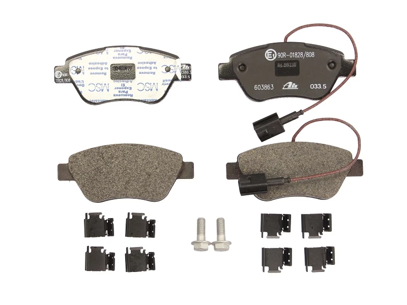 Комплект гальмівних накладок, дискове гальмо, Ate 13.0460-3863.2
