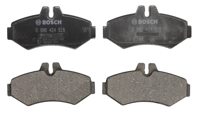 Комплект гальмівних накладок, дискове гальмо, Bosch 0986424516