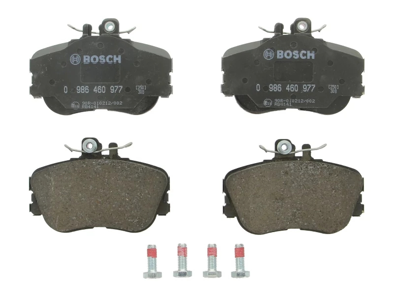 Комплект гальмівних накладок, дискове гальмо, гальмівна система Lucas-Girling, Bosch 0986460977