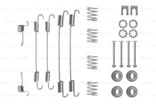 Комплект приладдя, гальмівна колодка, PSA/NISSAN C3/DS3/PRIMERA/207/406/KAPTUR/CLIO/DUSTER/KANGOO 97-/10-, Bosch 1987475253