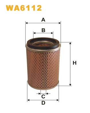 Повітряний фільтр, Wix Filters WA6112