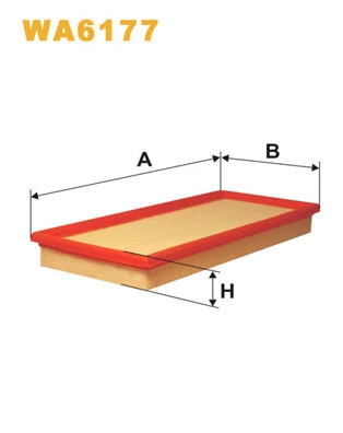 Повітряний фільтр, Wix Filters WA6177