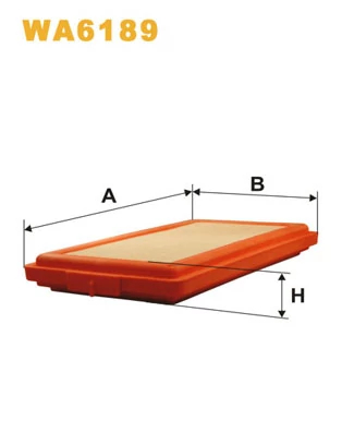 Повітряний фільтр, фільтрувальний елемент, BMW Serie 3 (E21), Serie 3 (E30), Serie 5 (E12), Serie 5 (E28), Serie Wix Filters (WA6189), Wix Filters