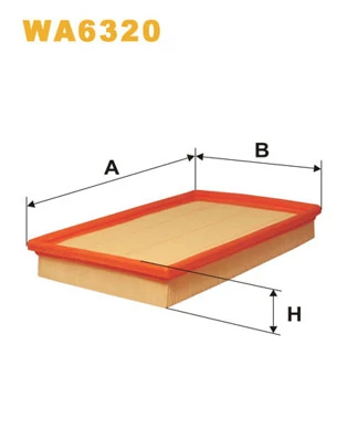 Повітряний фільтр, Wix Filters WA6320