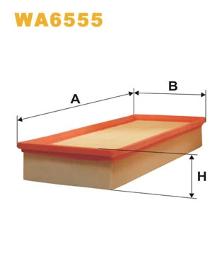 Повітряний фільтр, Wix Filters WA6555