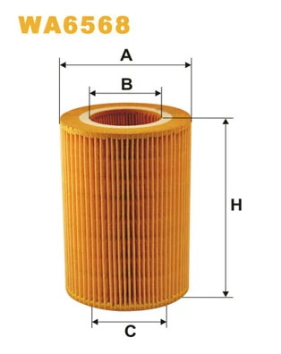 Повітряний фільтр, фільтрувальний елемент, Smart Wix Filters (WA6568), Wix Filters WA6568