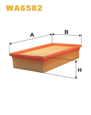 Повітряний фільтр, Wix Filters WA6582