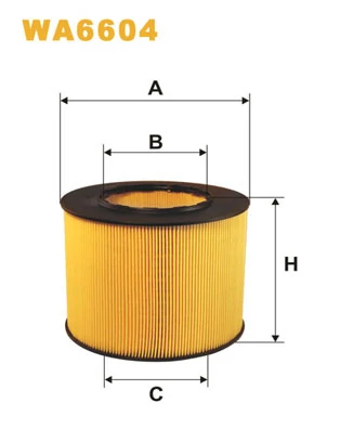 Повітряний фільтр, Wix Filters WA6604