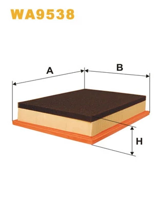 Повітряний фільтр, Wix Filters WA9538