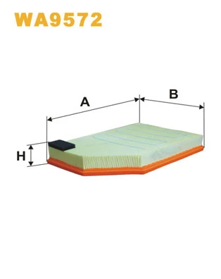Повітряний фільтр, Wix Filters WA9572