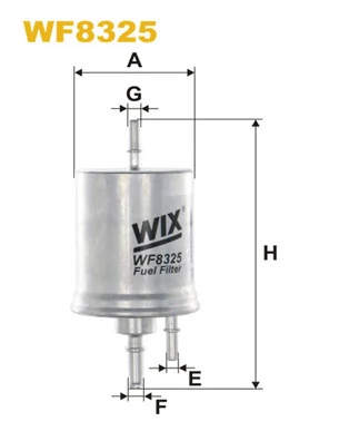 Фільтр палива, Wix Filters WF8325