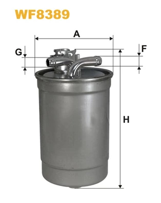 Фільтр палива, магістральний фільтр, Wix Filters WF8389