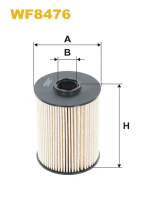 Фільтр палива, фільтрувальний елемент, Wix Filters WF8476