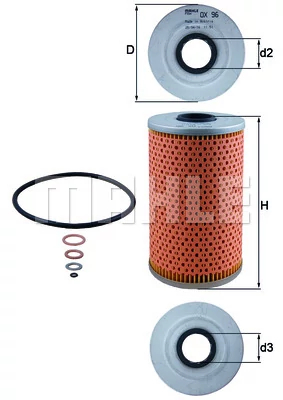 Оливний фільтр, Knecht OX96D