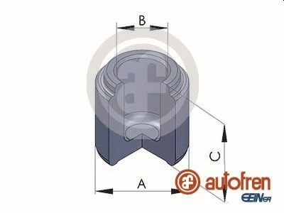 Поршень, гальмівний супорт, Autofren D0-25118