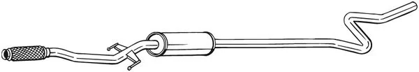 Проміжний глушник, Bosal 292-053