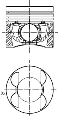 Поршень, Kolbenschmidt 40095630