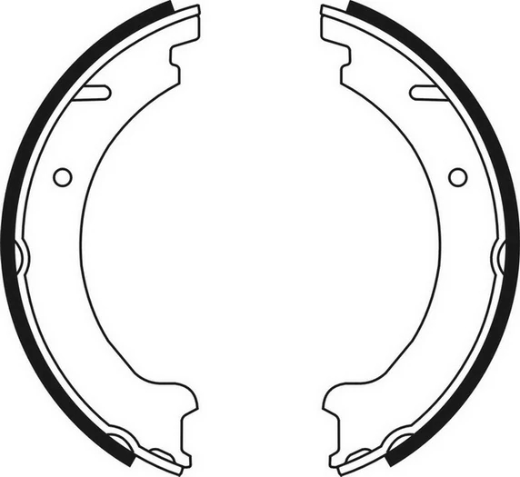 Комплект гальмівних колодок, стоянкове гальмо, Abe CRV002ABE