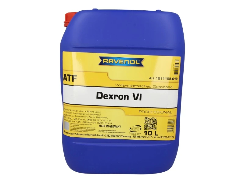 Трансмісійна олива atf, Ravenol ATFDEXRONVI10L