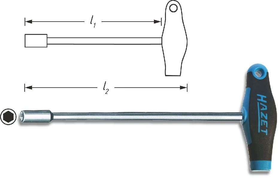 Торцевий ключ, Hazet 428LG-8