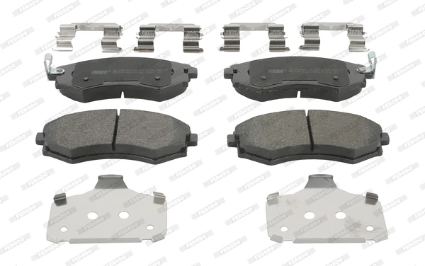 Комплект гальмівних накладок, дискове гальмо, Ferodo FDB1737