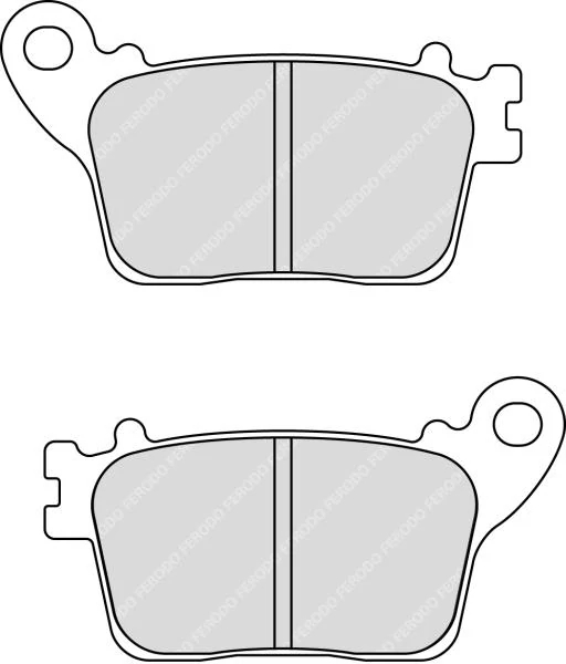 Комплект гальмівних колодок, Ferodo FDB2221P