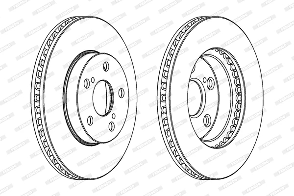 Гальмівний диск, Ferodo DDF992