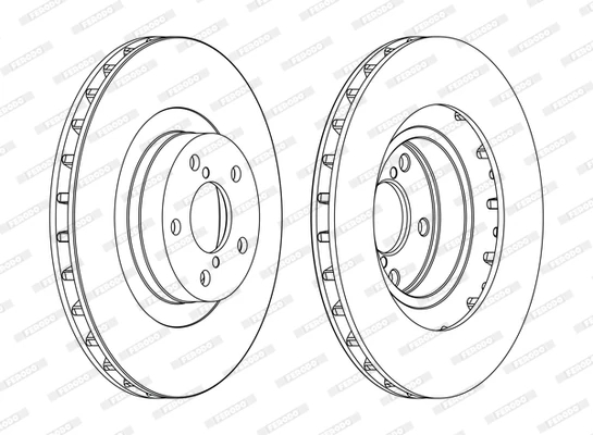 Гальмівний диск, Ferodo DDF1175C