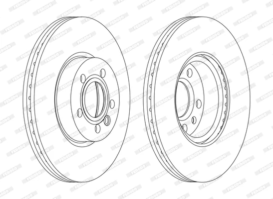 Гальмівний диск, Ferodo DDF1160C