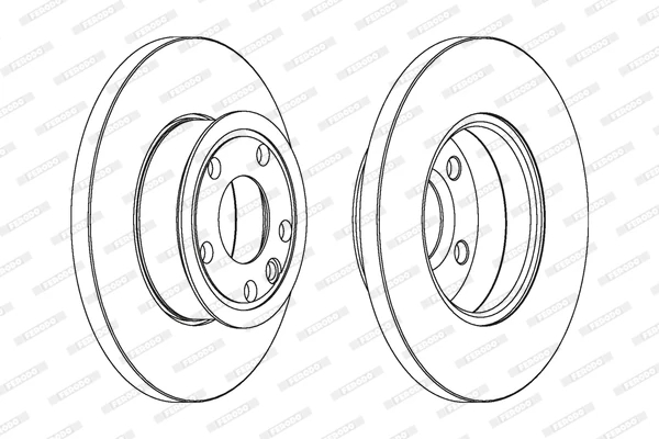 Гальмівний диск, Ferodo DDF562C