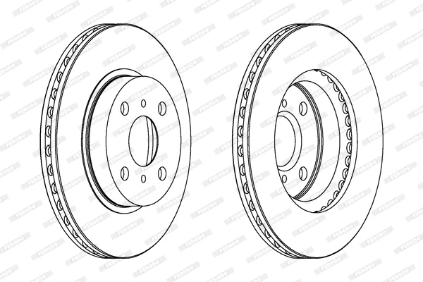 Гальмівний диск, Ferodo DDF794C