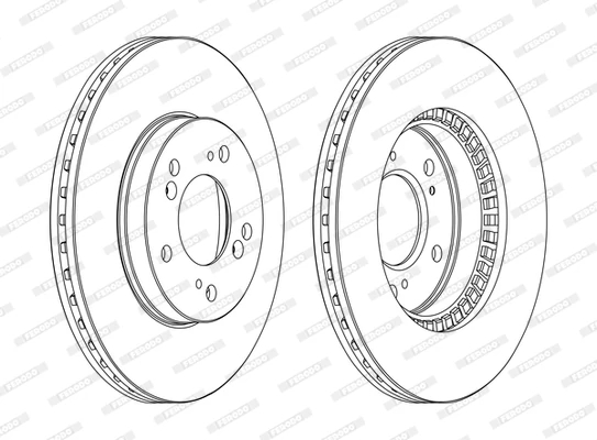 Гальмівний диск, Ferodo DDF829C