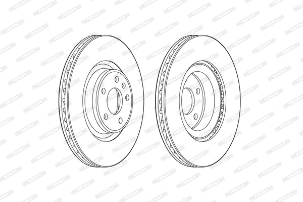 Гальмівний диск, Ferodo DDF2597C-1