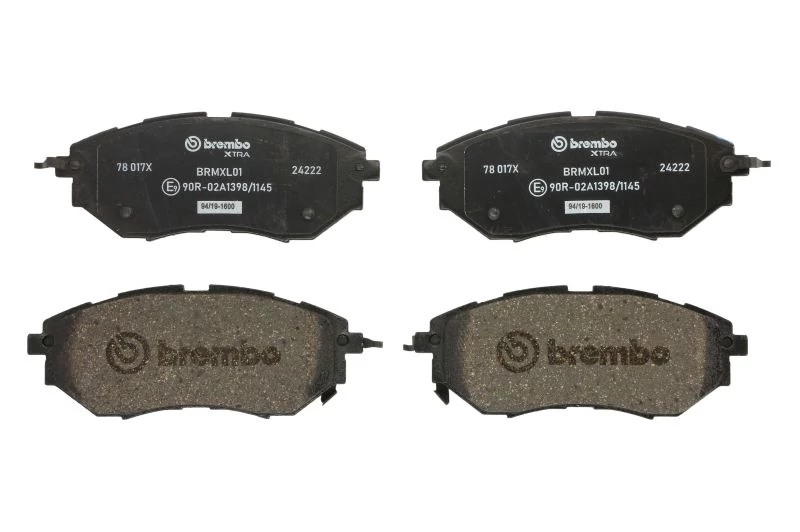 Комплект гальмівних накладок, дискове гальмо, Brembo P78017X