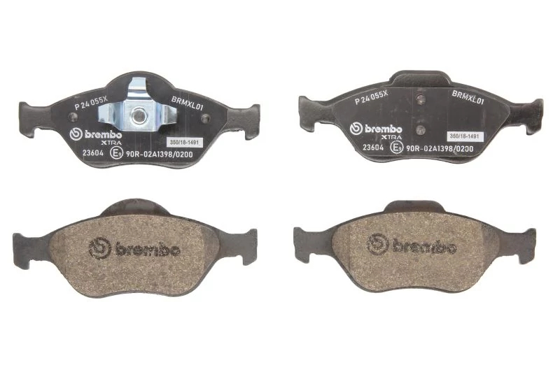 Комплект гальмівних накладок, дискове гальмо, Brembo P24055X