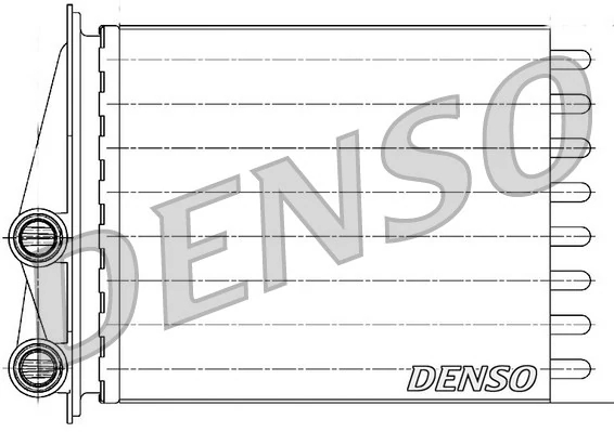 Теплообмінник, система опалення салону, Denso DRR23020