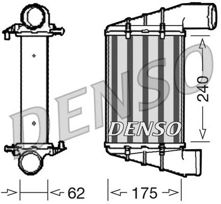 Охолоджувач наддувального повітря, Denso DIT02001