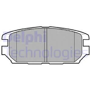 Гальмівні колодки, дискові, Delphi LP0921