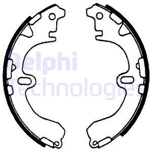 Комплект гальмівних колодок, Delphi LS1601