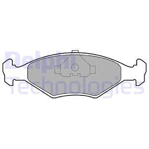 Гальмівні колодки, дискові, Delphi LP0677