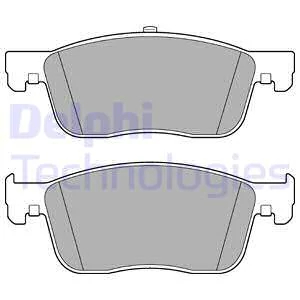 Комплект гальмівних накладок, дискове гальмо, Delphi LP3260