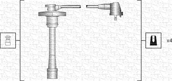 Комплект проводів високої напруги, Magneti Marelli 941318111188